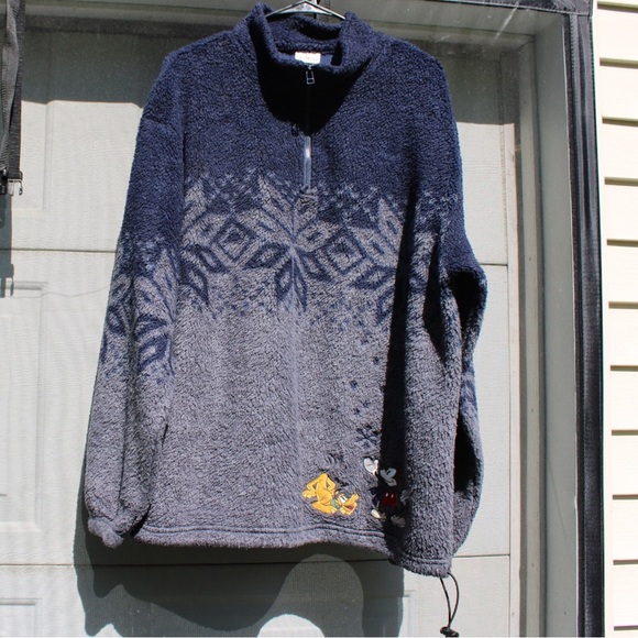 The Disney Store Medium Pull Over Fleece - Picture 1 of 8